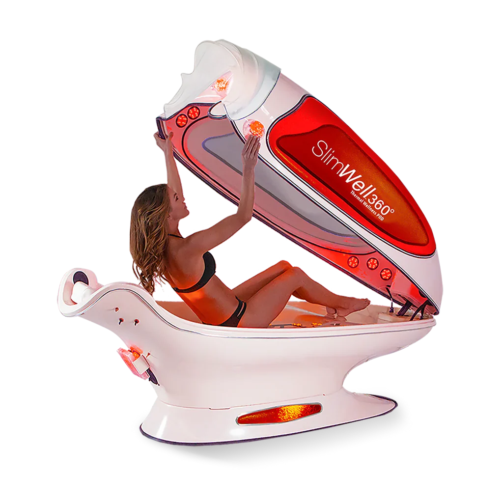 Luxury red light wellness pod